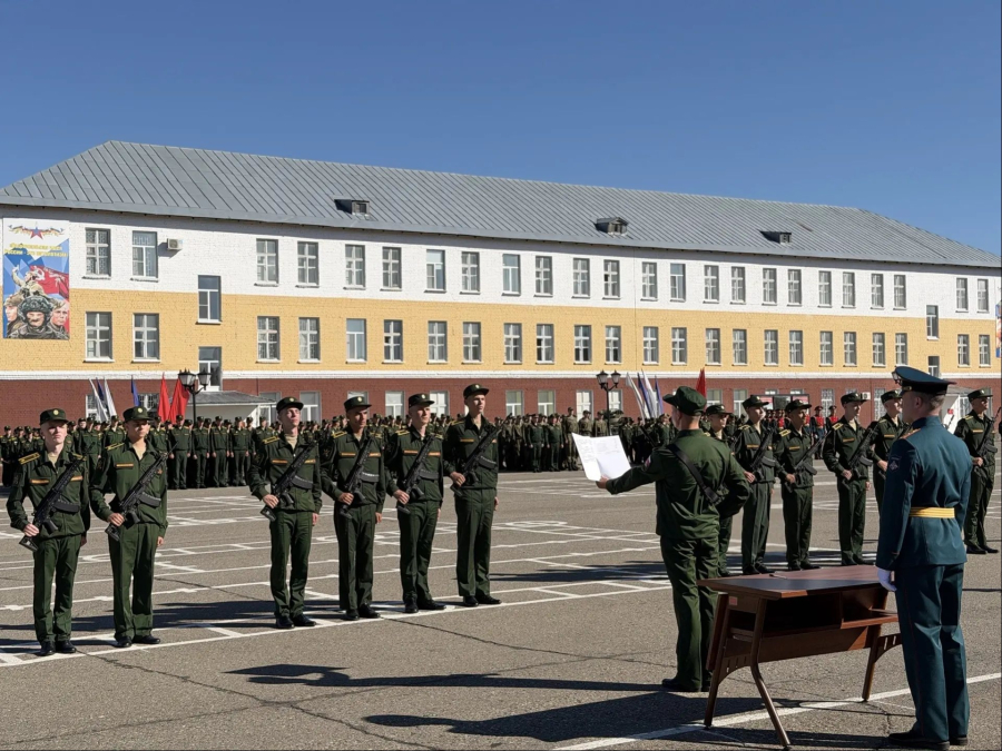 Присяга курсантов академии РХБЗ