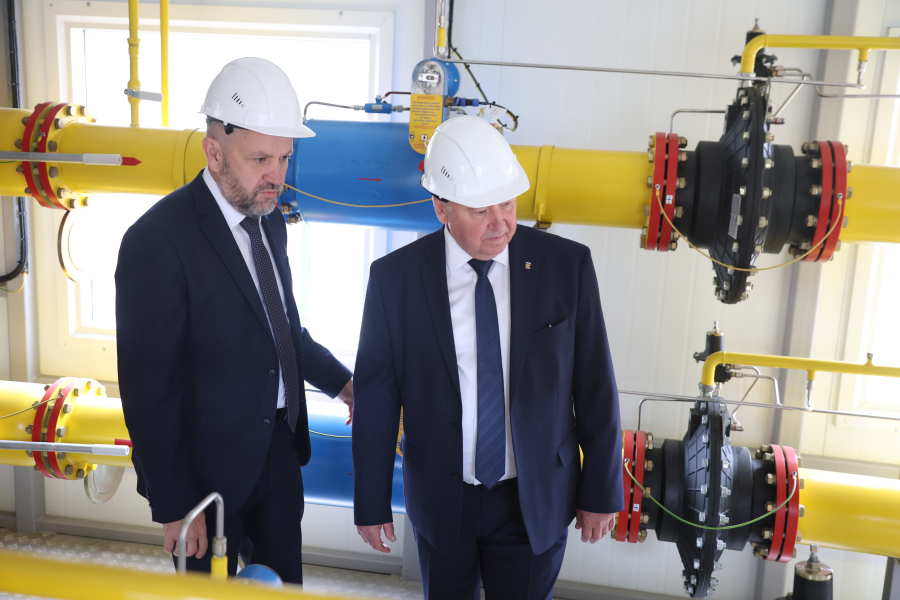 Пуск природного газа в Шарье
