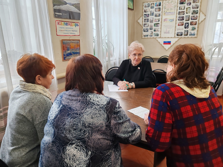 Рабочая поездка в Поназырево